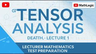 Tensor Analysis, Lec_01