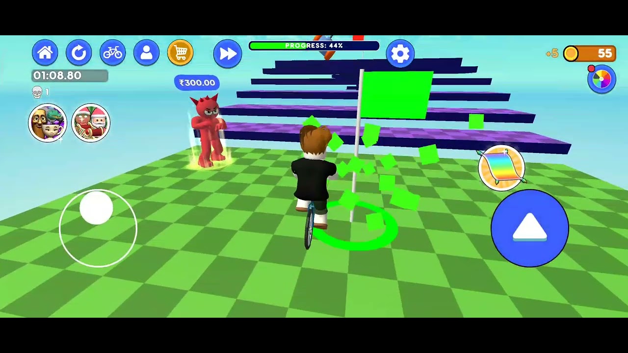 🔥 obby Games - Border jump Challenge 🤕🏃‍♂️🔥