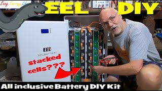 The vertical EEL Battery DIY Kit. Is it OK for the cells to be stacked?