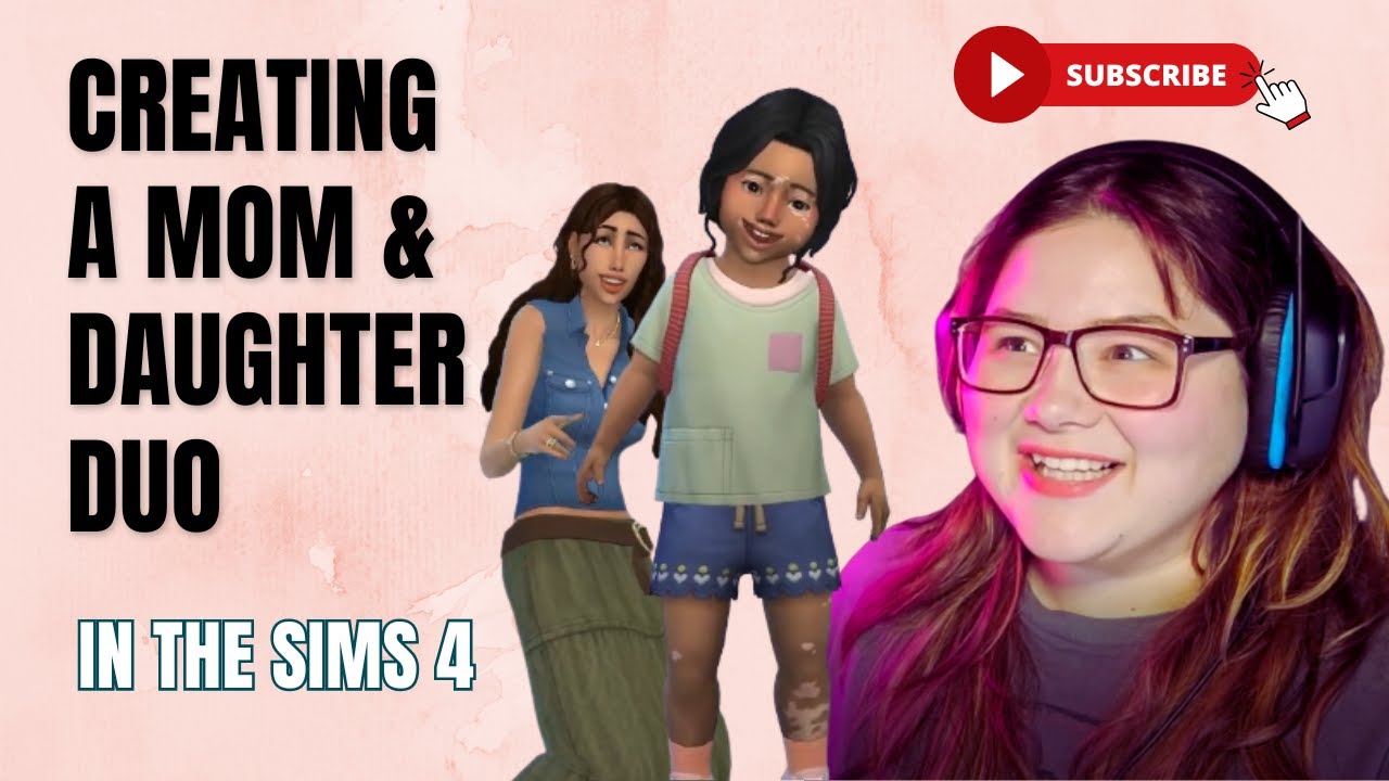 Creating a mom and daughter duo for my Forever Save File | In the Sims 4