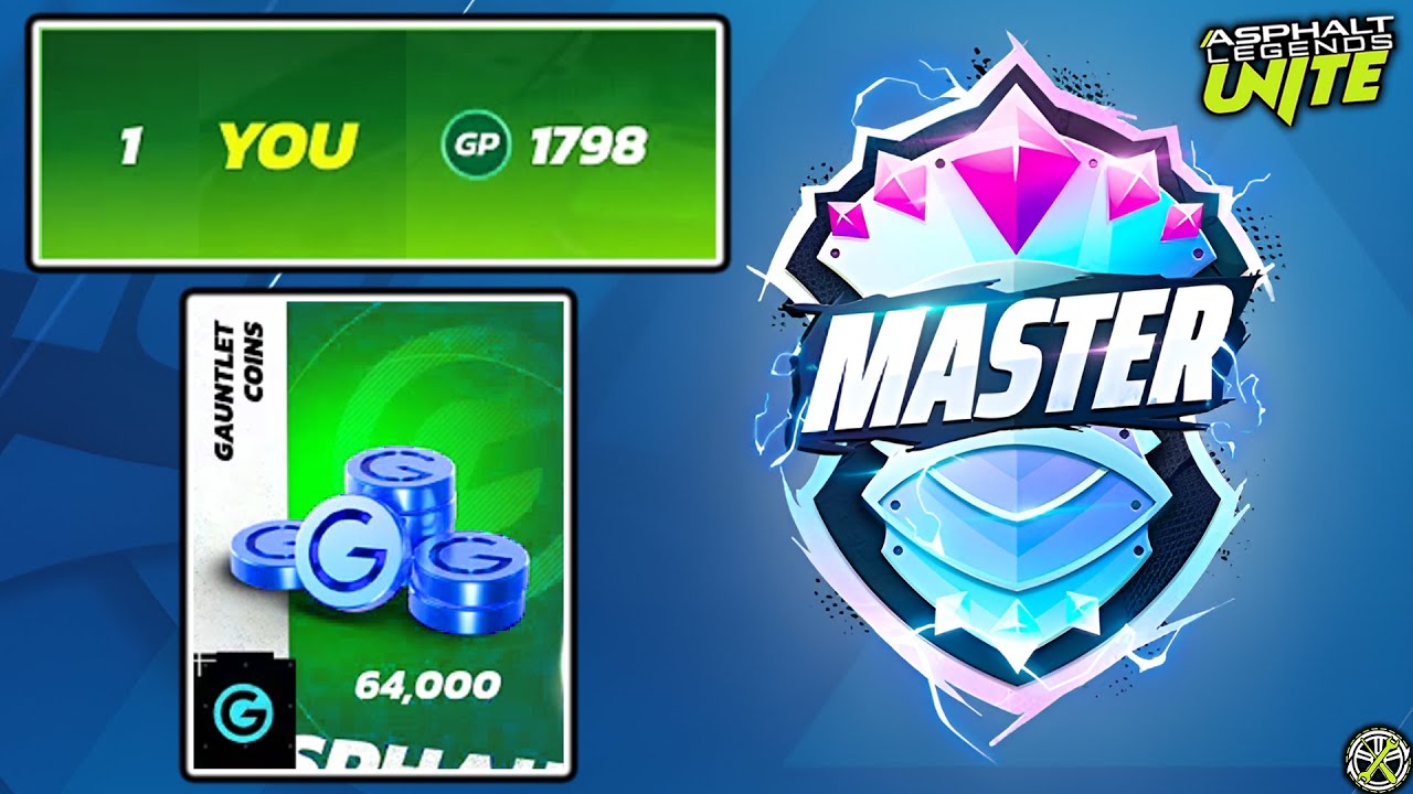 Claiming Gauntlet TOP 1 + Multiplayer REWARDS: Asphalt Legends RTG 