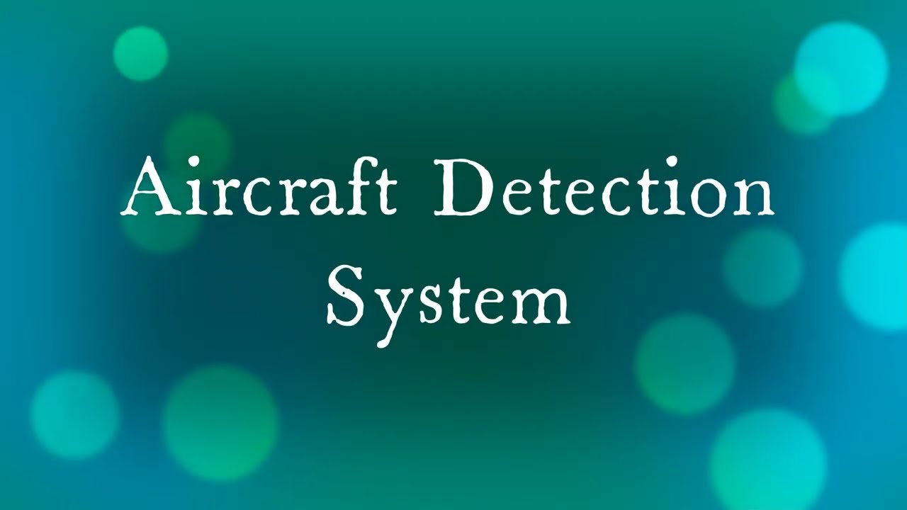 DIY Aircraft Detection System