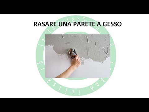 Rasare una Parete a Gesso