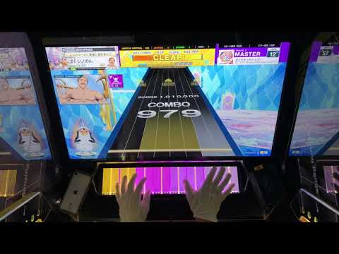 【CHUNITHM】ダイヤモンドハッピー(MASTER) AJ 手元