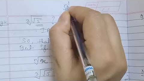 Surds or radicals - Rational and irrational Numbers-class9-ICSE-CBSE