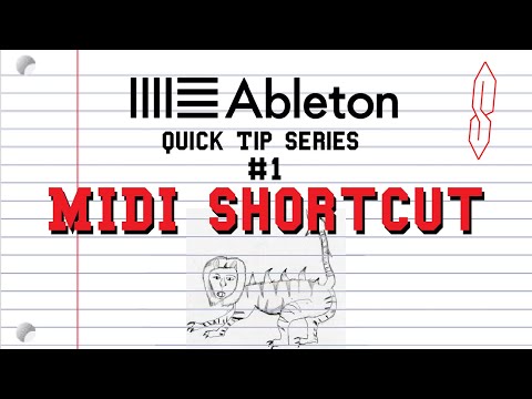 Ableton Quick Tip Series #1 | Ableton MIDI Shortcut