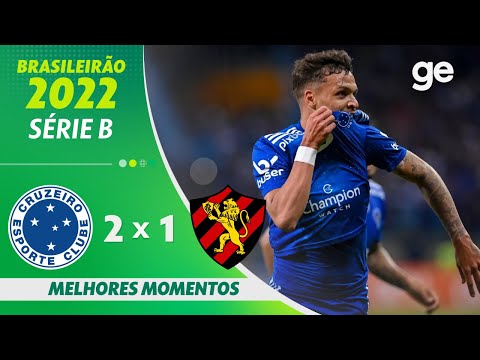 CRUZEIRO 2 X 1 SPORT| MELHORES MOMENTOS | 15ª RODADA BRASILEIRÃO SÉRIE B 2022 | ge.globo