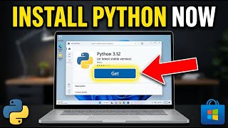 How to download and install Python on Windows with Microsoft Store - Step By Step
