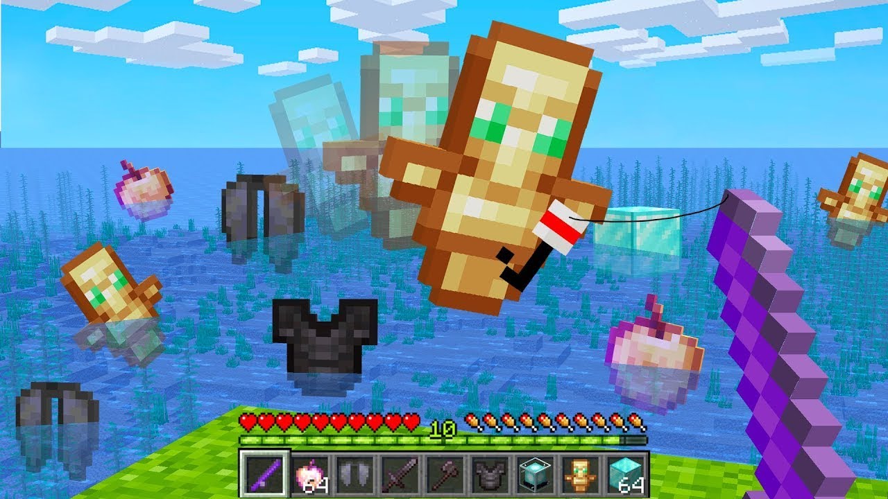 Minecraft, But Fishing is OP