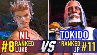 Sf6 Nl Ranked Luke Vs Tokido Ranked Jp Sf6 High Level Gameplay