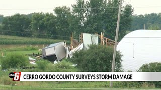 Cerro Gordo County surveys storm damage
