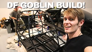 DF Goblin Build Part 2 - Starting Assembly! Floor Panels, Steering Rack and Brake Lines!