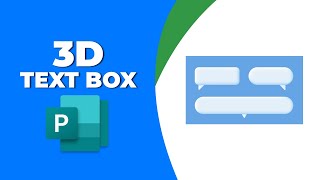 How to make a 3d text box in Publisher