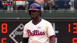 SF@PHI: Herrera's double to center scores Hernandez