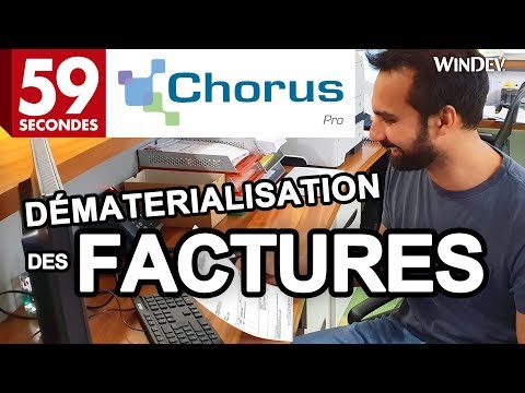 59s pour vous montrer comment envoyer une facture sur le portail Chorus avec WINDEV 24