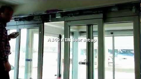 A140 AIR | Automatic Sliding Door Mounting