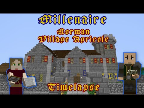 Timelapse Millenaire Minecraft Norman Village Agricole Youtube