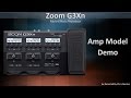 Zoom g3xn  demo of the different amp models