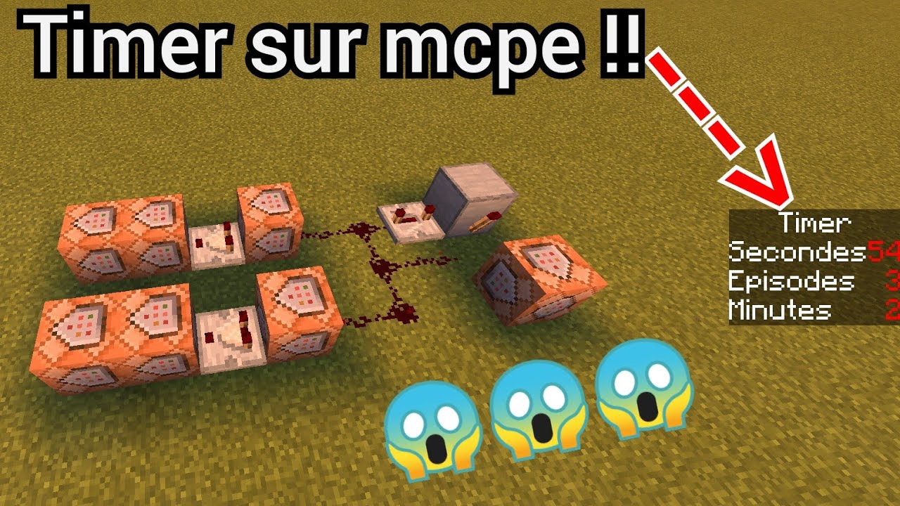 FAIRE UN TIMER AVEC DES COMMANDES BLOCKS ! Tuto Minecraft Bedrock