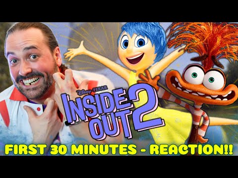 INSIDE OUT 2 FIRST 30 MINUTES REACTION + PIXAR Animation Studio Visit!!