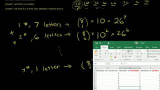 How many Passwords - Solution