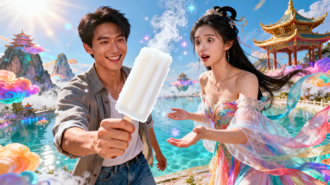 Hanya modal es krim, dia nikahi dewi tercantik di dunia kultivasi!