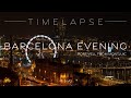 Sunset to Night Over Port Vell &amp; Columbus Monument | Barcelona Time-lapse