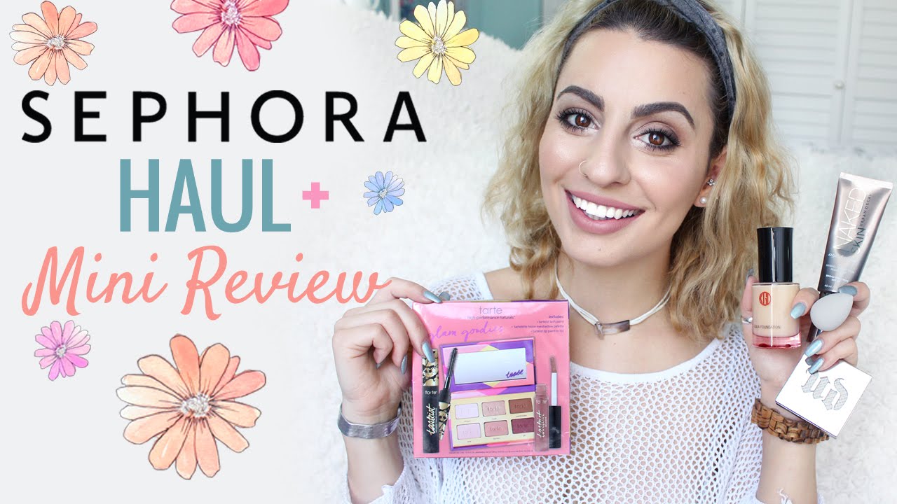 Sephora Haul + Mini Review! - YouTube