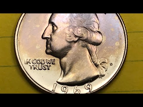 US 1969 Quarter - $10,500 Philadelphia Mint Coins Available
