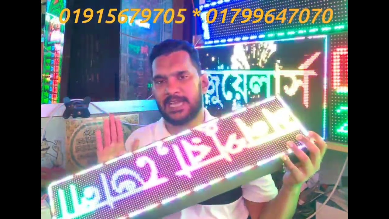 Led display moving sign bord 