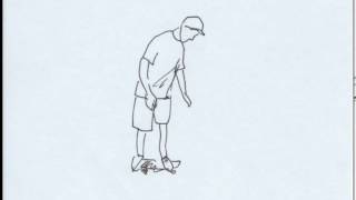 Flip Book - The Man with a Skateboard