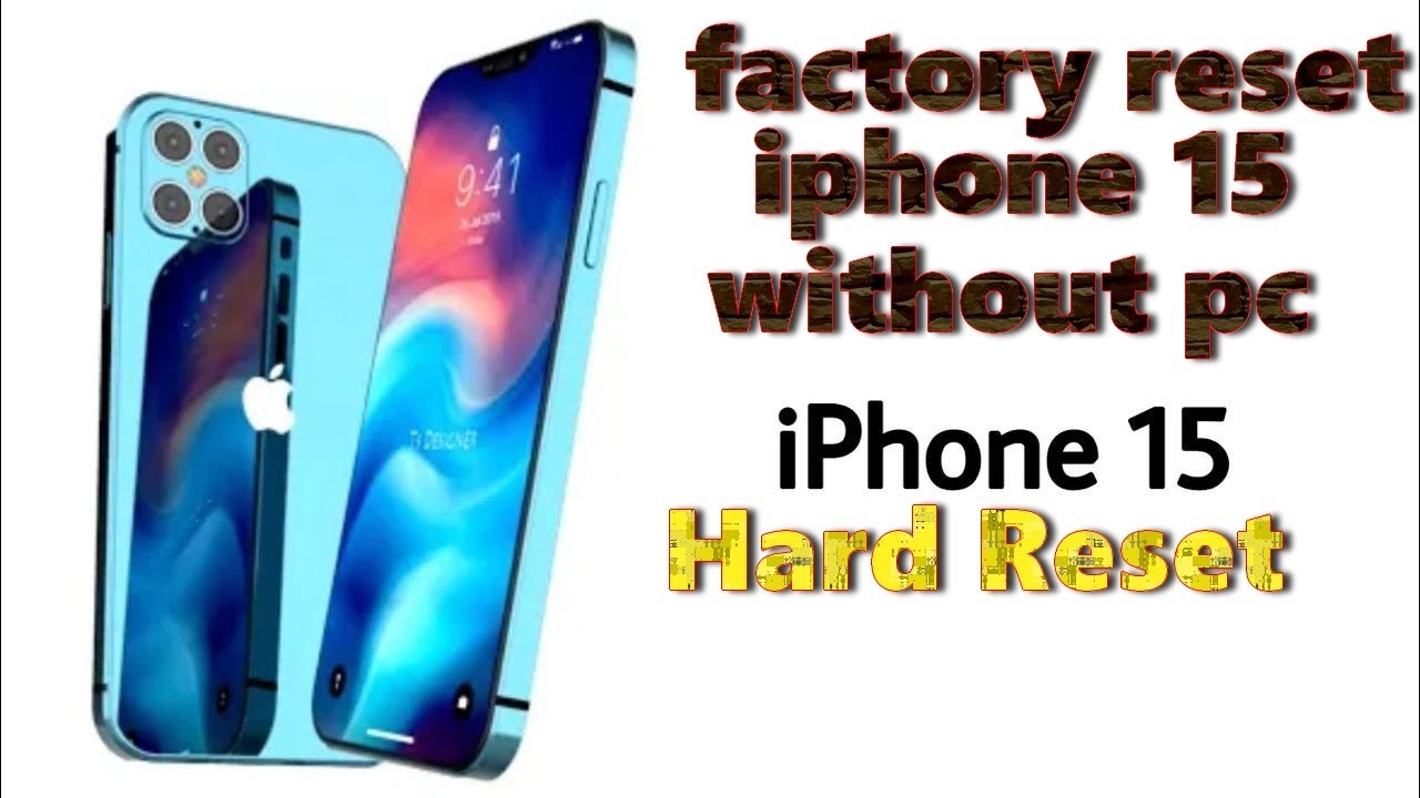 Restore Iphone To Factory Settings Without Computer How to Reset iPhone 15 to Factory Settings without Computer - YouTube