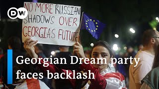 Massive Protests In Tbilisi Thousands March Against Foreign Influence Bill Dw News