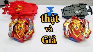 con quay beyblade achilles chính hãng và con quay beyblade achilles hàng fake - thật và giả