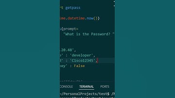 Keeping #Secrets with GETPASS