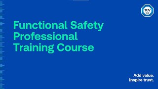 Functional Safety Professional Training Course