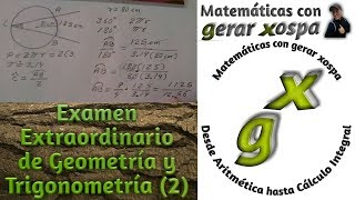 Examen Extraordinario de Geometría y Trigonometría (2)