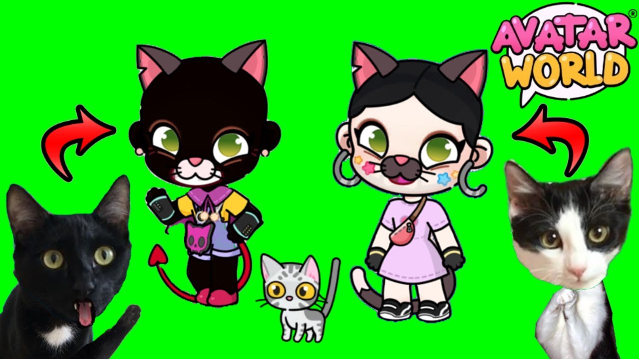 JUGANDO AVATAR WORLD POR PRIMERA VEZ PERO CON GATITOS LUNA Y ESTRELLA