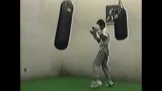 リカルド・ロペスの練習　サンドバッグ