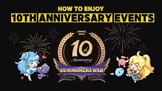 10th Anniversary Events At a Glance I Summoners War: Sky Arena
