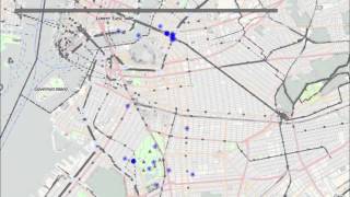 Animated Open Path Map in NYC
