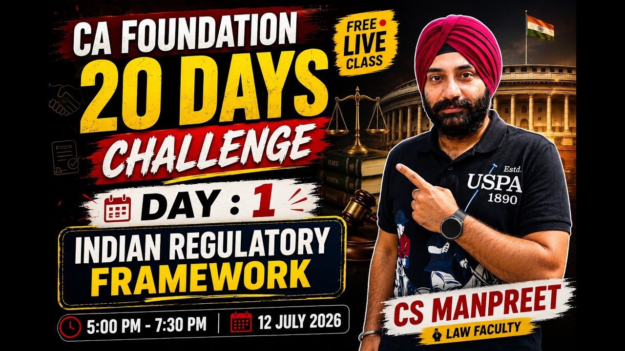 CA Foundation | SEPT/JAN 2027 | LAW