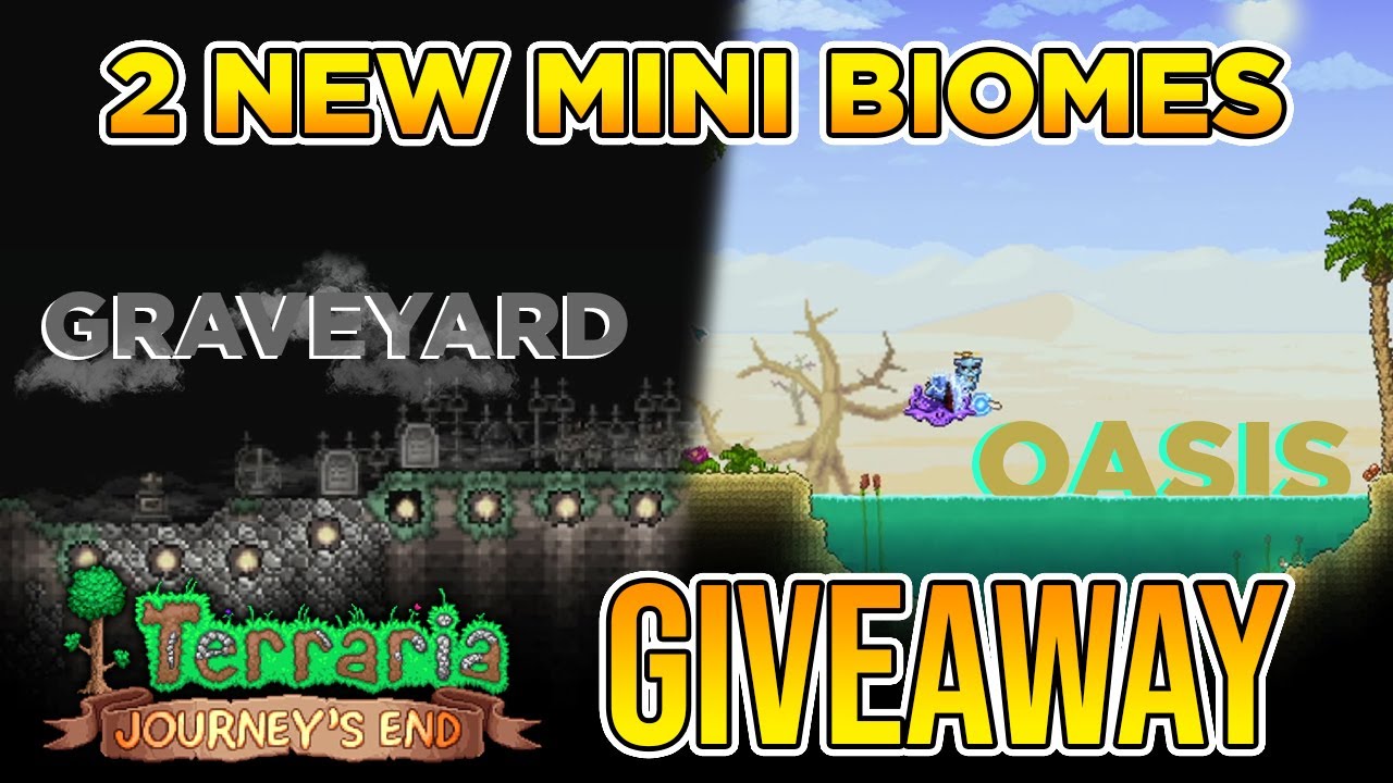 MINI-BIOMES | TERRARIA 1.4 THE JOURNEY'S END - Graveyard Mini-Biome