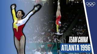 Breaking Barriers! 🇨🇳 China's Women's Gymnastics Team redefines Asymetrical Bars at Atlanta 1996