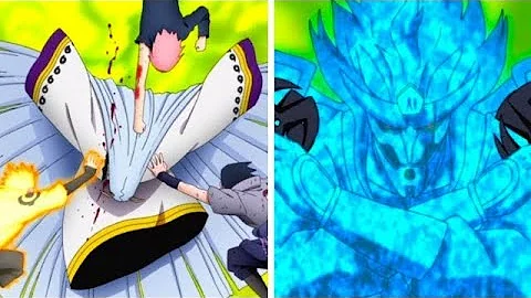 BATALLA FINAL Contra KAGUYA   Naruto, Sasuke, Sakura, Kakashi y Obito Vs Kaguya
