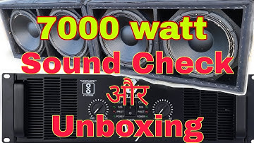 Best amplifier in 7000 watt N-Labs X7 #Kishor_Sound_Cabinet_KSC