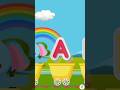 ABCD Train Song | Learn Alphabet for Kids | Learning with Rhymes #Shorts #kidslearning #abcsong