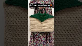 Crochet laptop bag🧶easy crochet handbag💼crochet for beginners #crochet #shorts #ytshorts#vira #diy