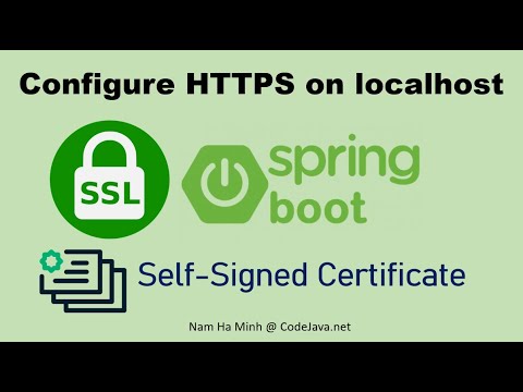 Configure HTTPS for Spring Boot application on localhost with self-signed certificate