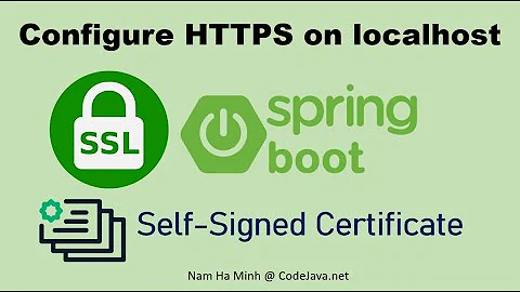 Configure HTTPS for Spring Boot application on localhost with self-signed certificate